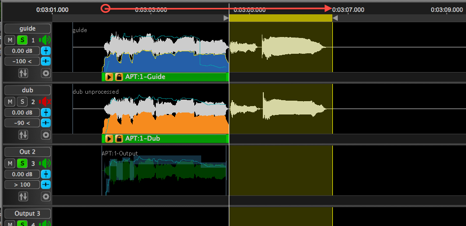 Create Process - playback range 2